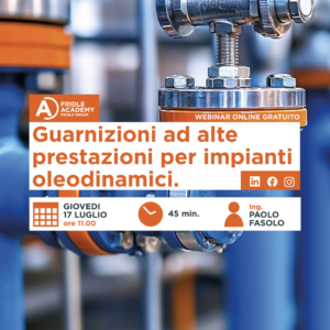 guarnizioni ad alte prestazioni per impianti oleodinamici